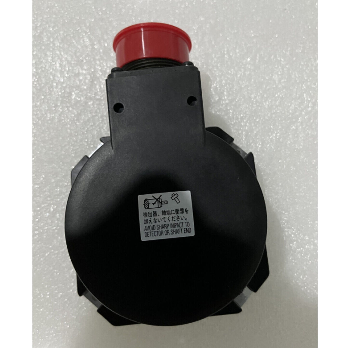 Mitsubishi OSA17 servo motor encoder, black housing with red cap, avoid sharp impact to detector.