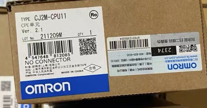 Omron CJ2M-CPU11 CPU Unit, New in Box, Industrial Automation PLC Module