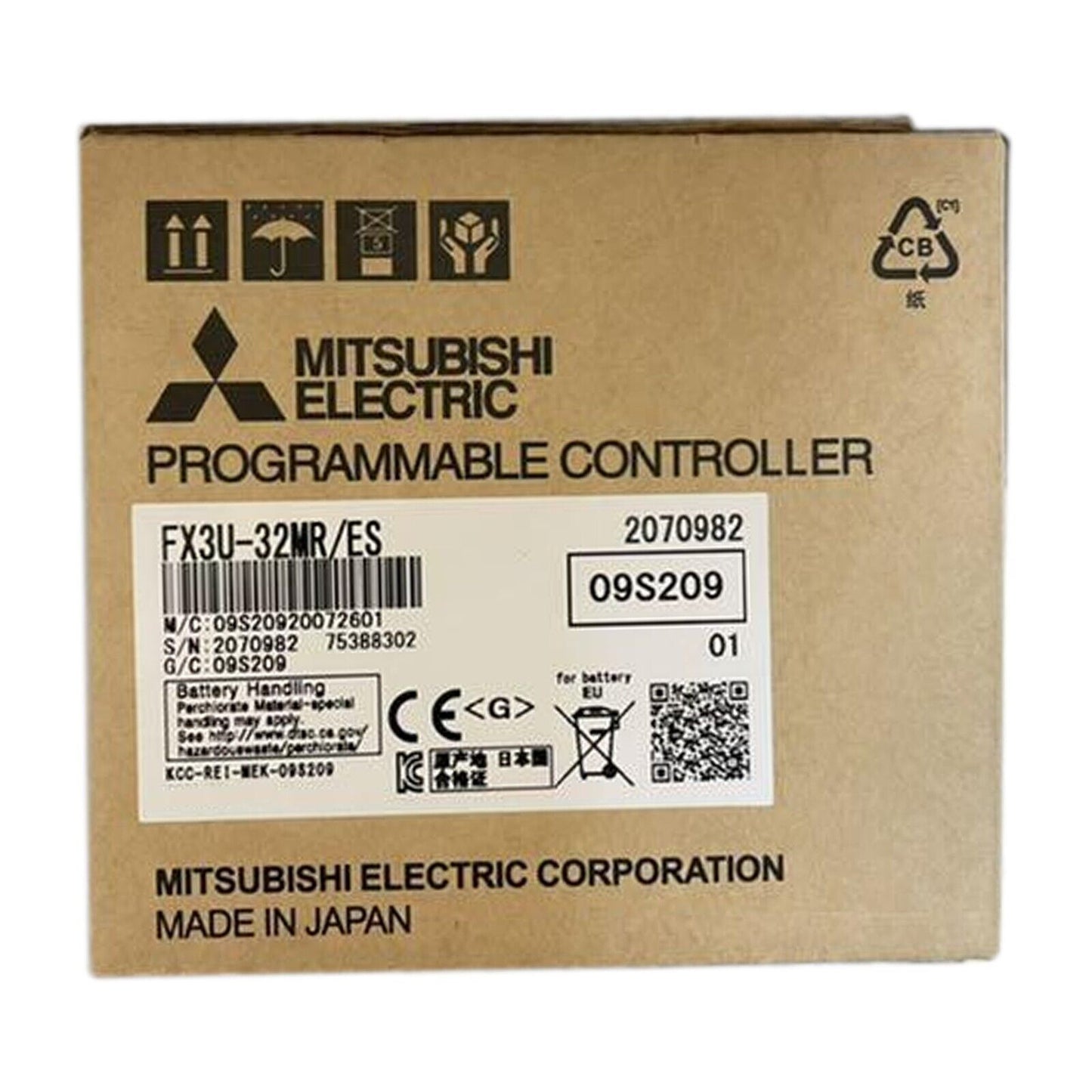 Mitsubishi FX3U-32MR/ES CPU Module Box