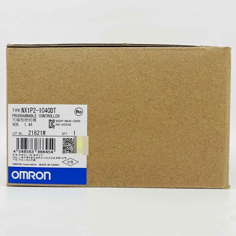 OMRON NX1P2-1040DT Programmable Controller, Made in China, PLC Module