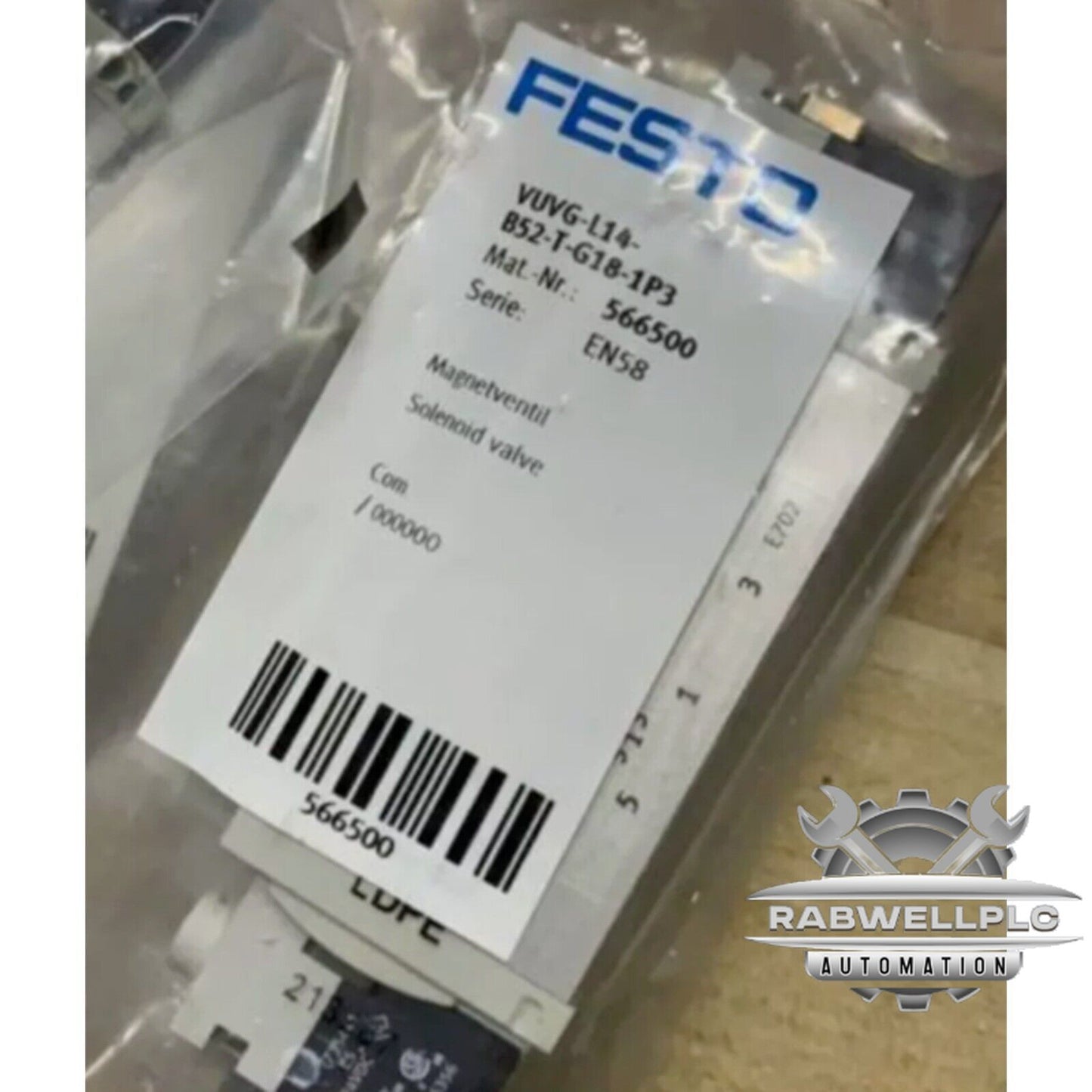 NEW FESTO VUVG-L14-B52-T-G18-1P3 566500 Solenoid Valve