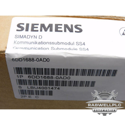 New Siemens 6DD1 688-0AD0 6DD1688-0AD0 SIMADYN D COMMUNICATION SUBMODULE SS4