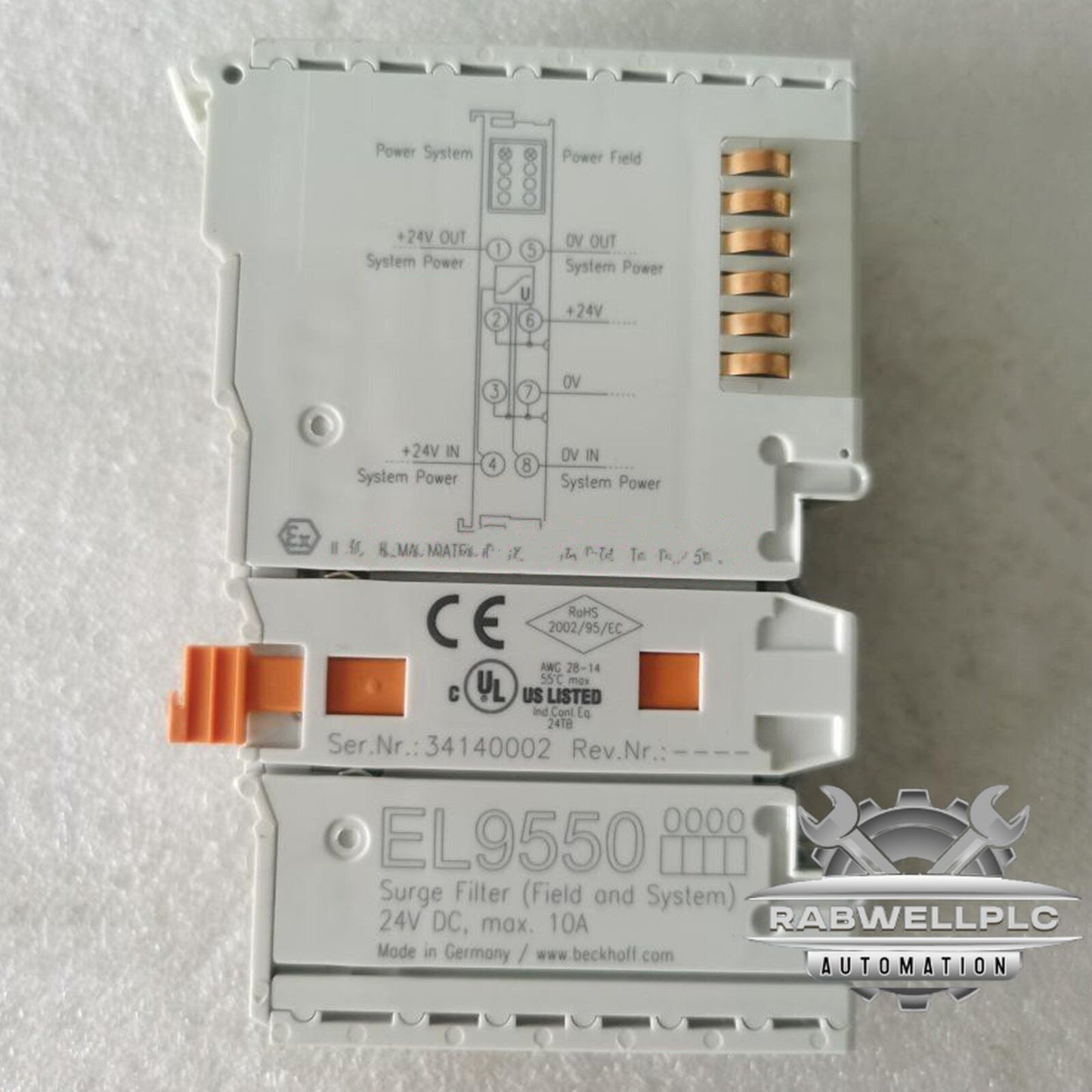 Brand New 1PC For BECKHOFF PLC module EL9550 Free Shipping#QW