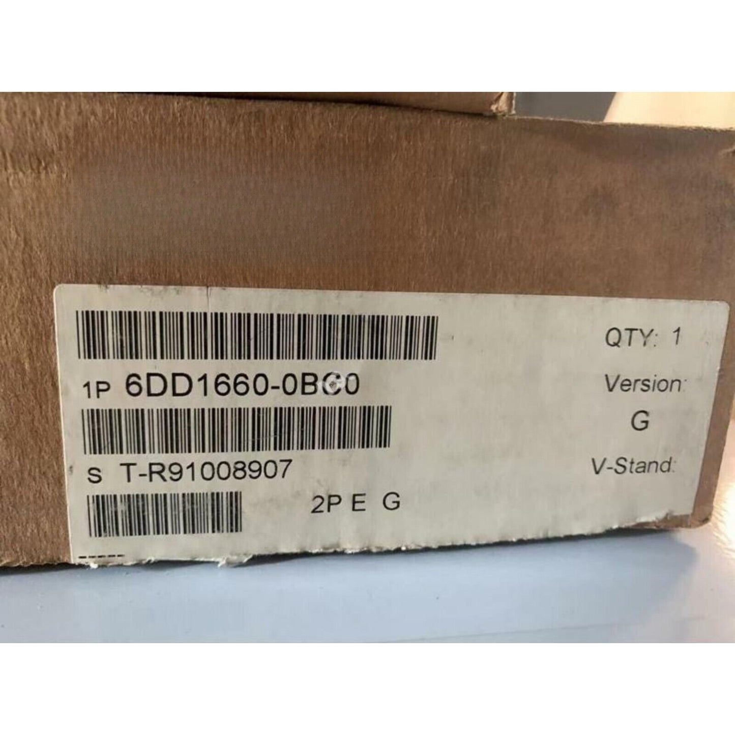 Siemens SIMADYN D Communication Module label, part number 6DD1660-0BC0, version G.