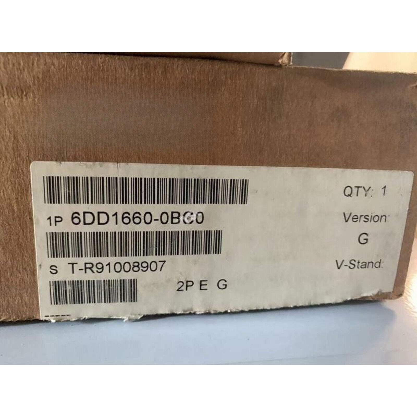 Siemens SIMADYN D Communication Module label, part number 6DD1660-0BC0, version G.