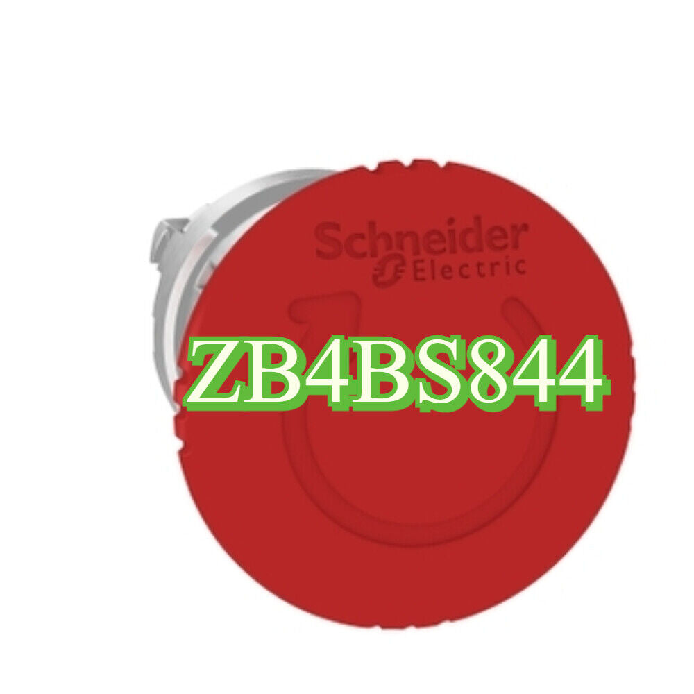 Schneider Electric ZB4BS844 relay, red push button, industrial automation part.