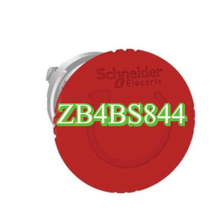 Schneider Electric ZB4BS844 relay, red push button, industrial automation part.