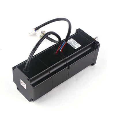 YASKAWA Servo Motor SGM-08AWFJ91, black industrial motor with wiring and label.