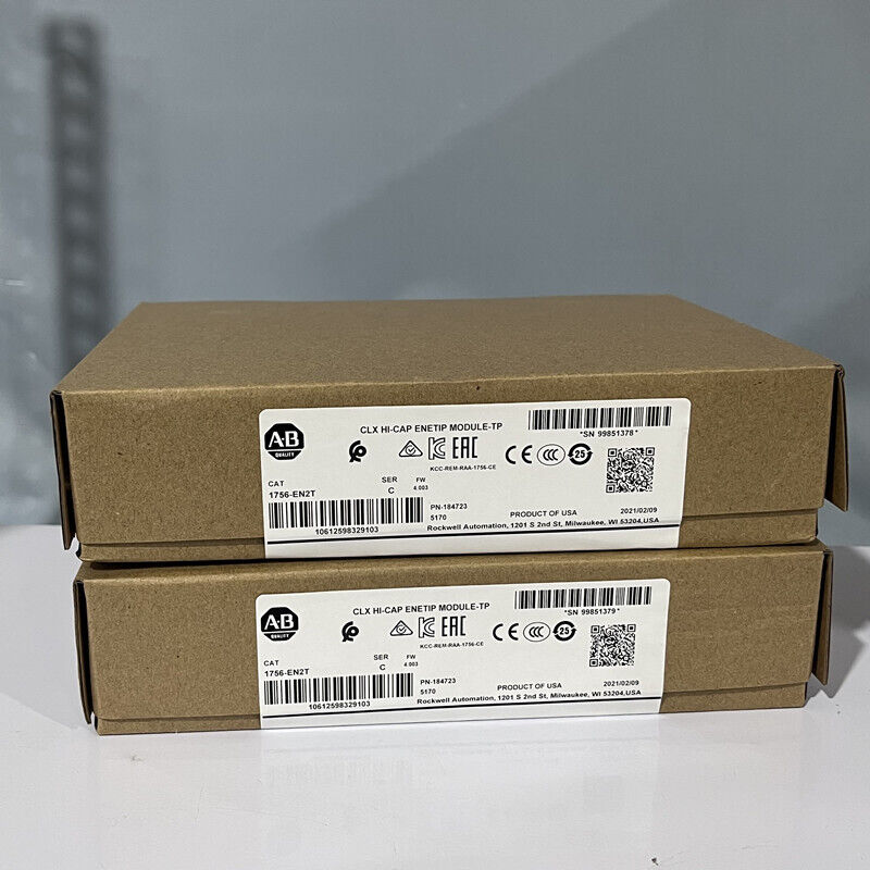 Allen-Bradley 1756-EN2T SER C ControlLogix EtherNet/IP Module 1756EN2T New ! AB