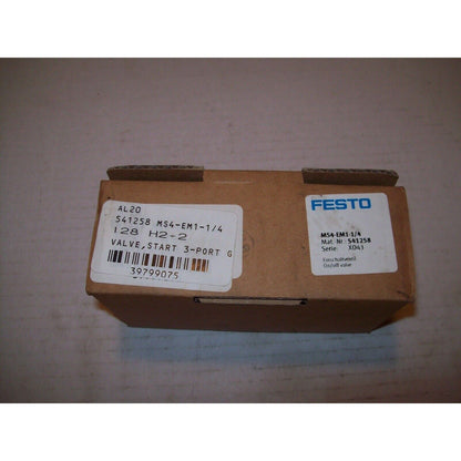 FESTO MS4-EM1-1/4 Start Valve in Box, Industrial Automation Part