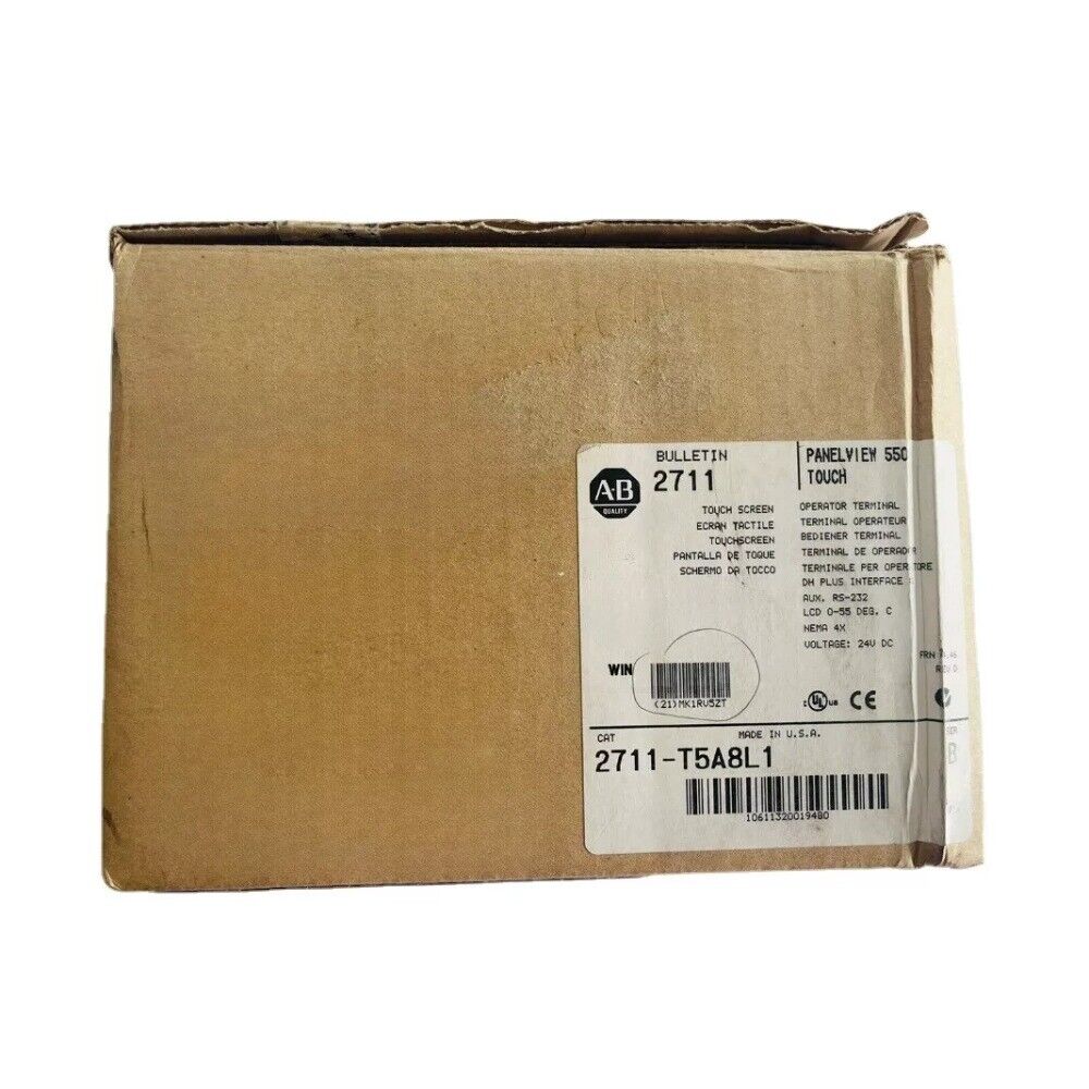 Allen-Bradley PanelView 550 Touch Terminal 2711-T5A8L1, industrial automation part