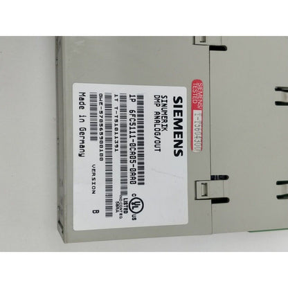 Siemens 6FC5111-0CA05-0AA0 SINUMERIK DMP ANALOG/OUT PLC module, Made in Germany, tested product.