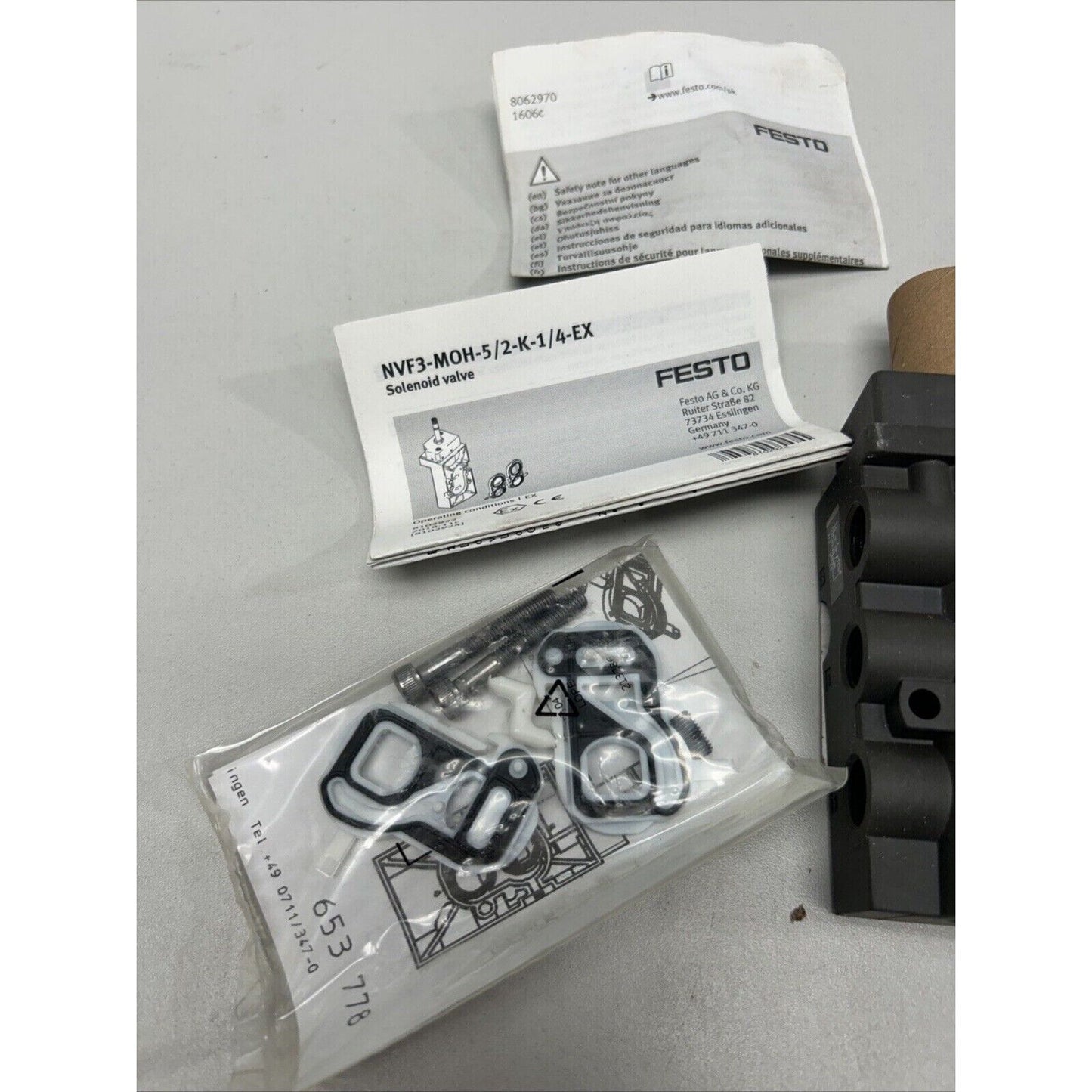 Valve | Festo | NVF3-MOH-5/2-K-1/4-EX 535987 Solenoid Valve