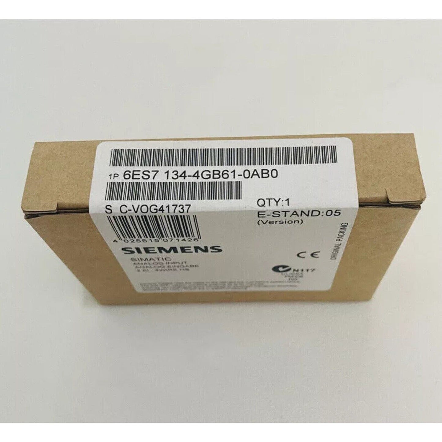 Siemens SIMATIC ET 200S Electronics Module 6ES7134-4GB61-0AB0 in original packaging