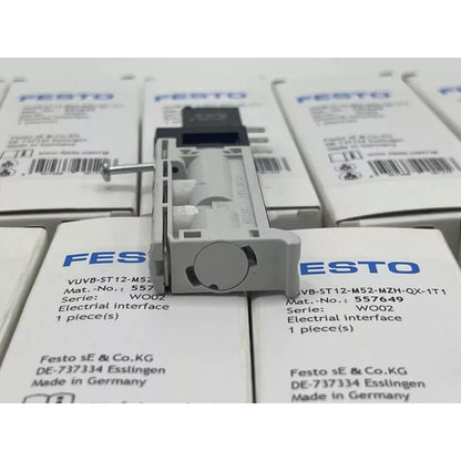 Festo VUVB-ST12-M52-MZH-QX-1T1 Solenoid Valve, electrical interface, Made in Germany, pneumatic automation part
