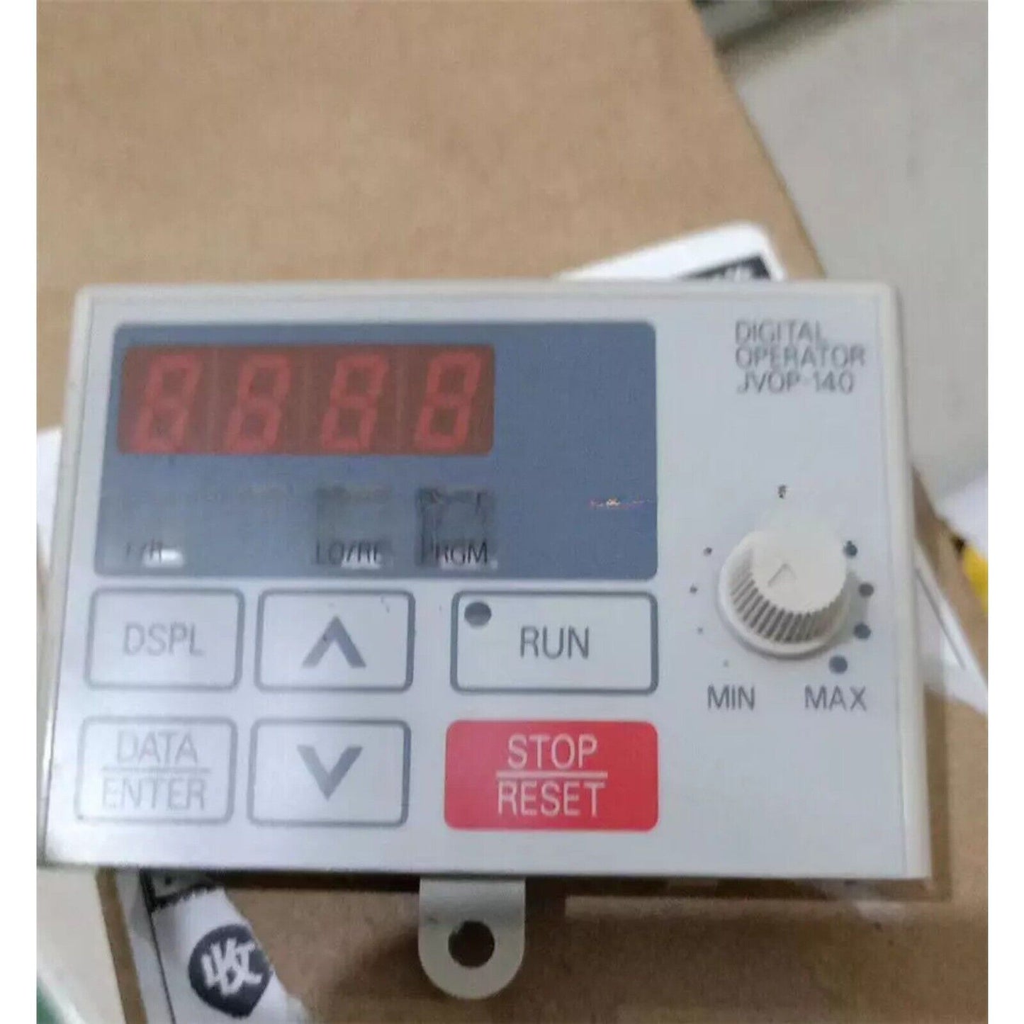 YASKAWA JVOP-140 Digital Operator Controller with display, buttons, and a control knob, for HMI applications