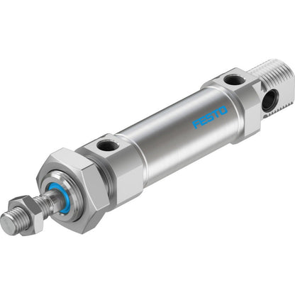 Festo DSNU-25-25-PPV-A pneumatic cylinder, industrial automation part, silver metal