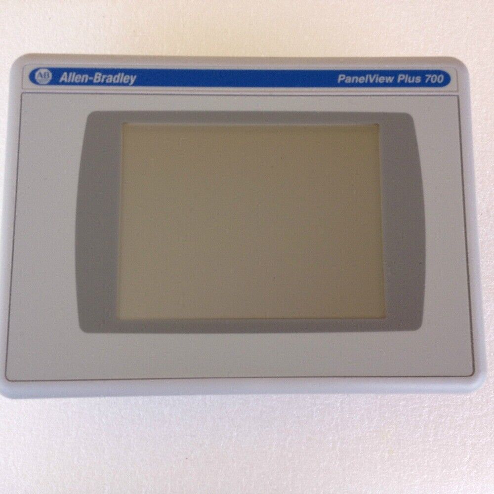 Allen-Bradley PanelView Plus 700 HMI Panel, white and grey, industrial automation component