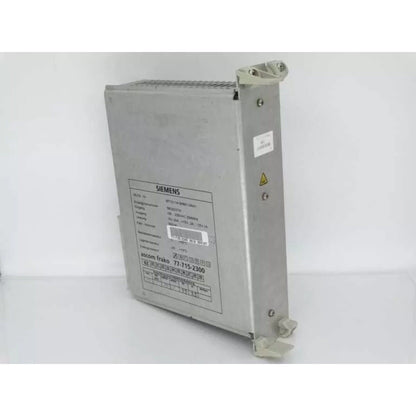 Siemens 6FC5114-0AB01-0AA1 Power Supply, industrial automation part with label and text, PLC module.