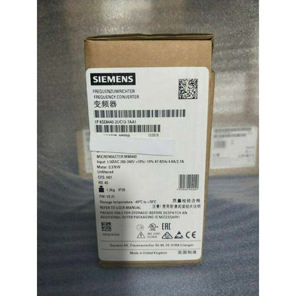 Siemens MICROMASTER 440 frequency converter, industrial automation part 6SE6440-2UC13-7AA1