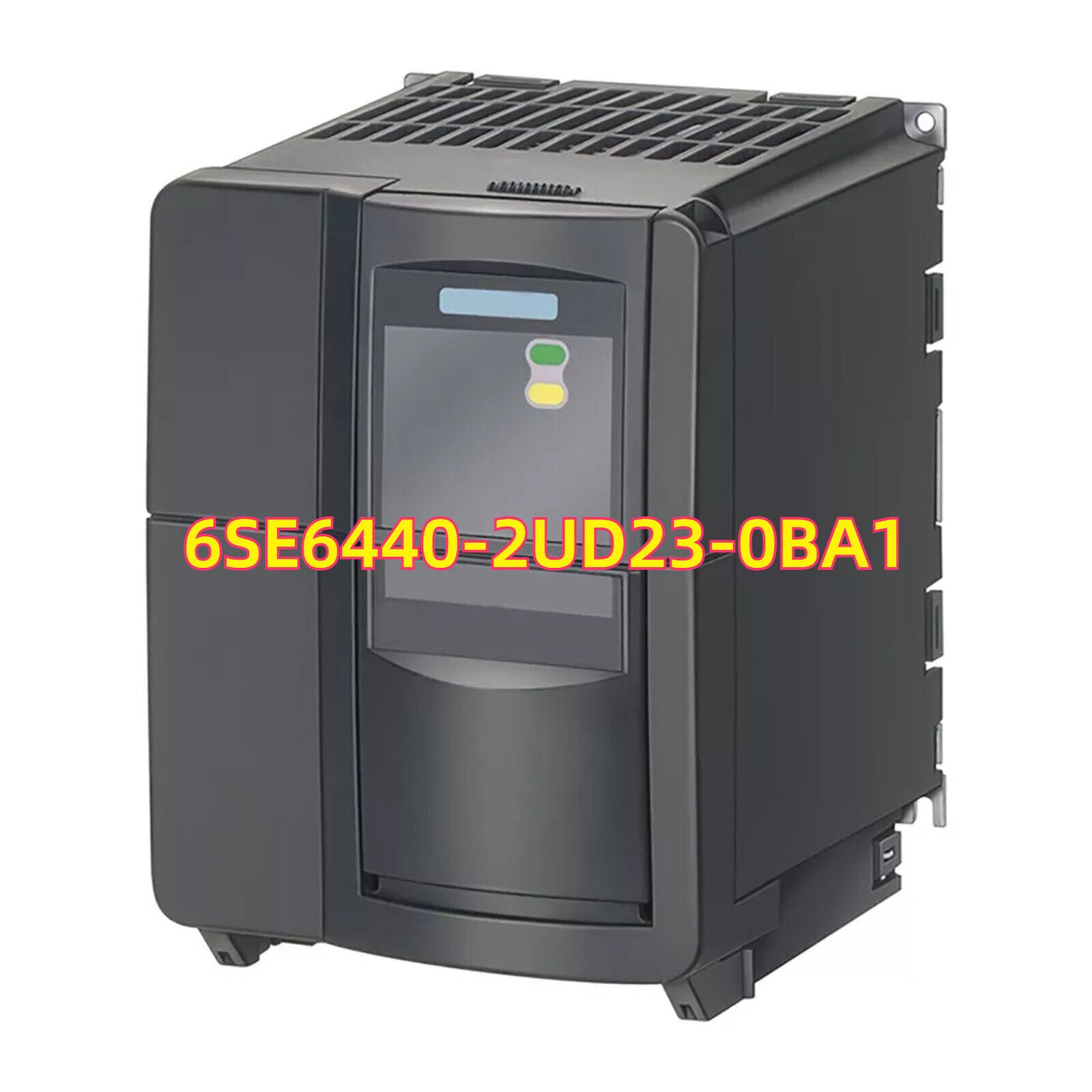 Siemens MICROMASTER 440 frequency inverter, model 6SE6440-2UD23-0BA1, black industrial drive.