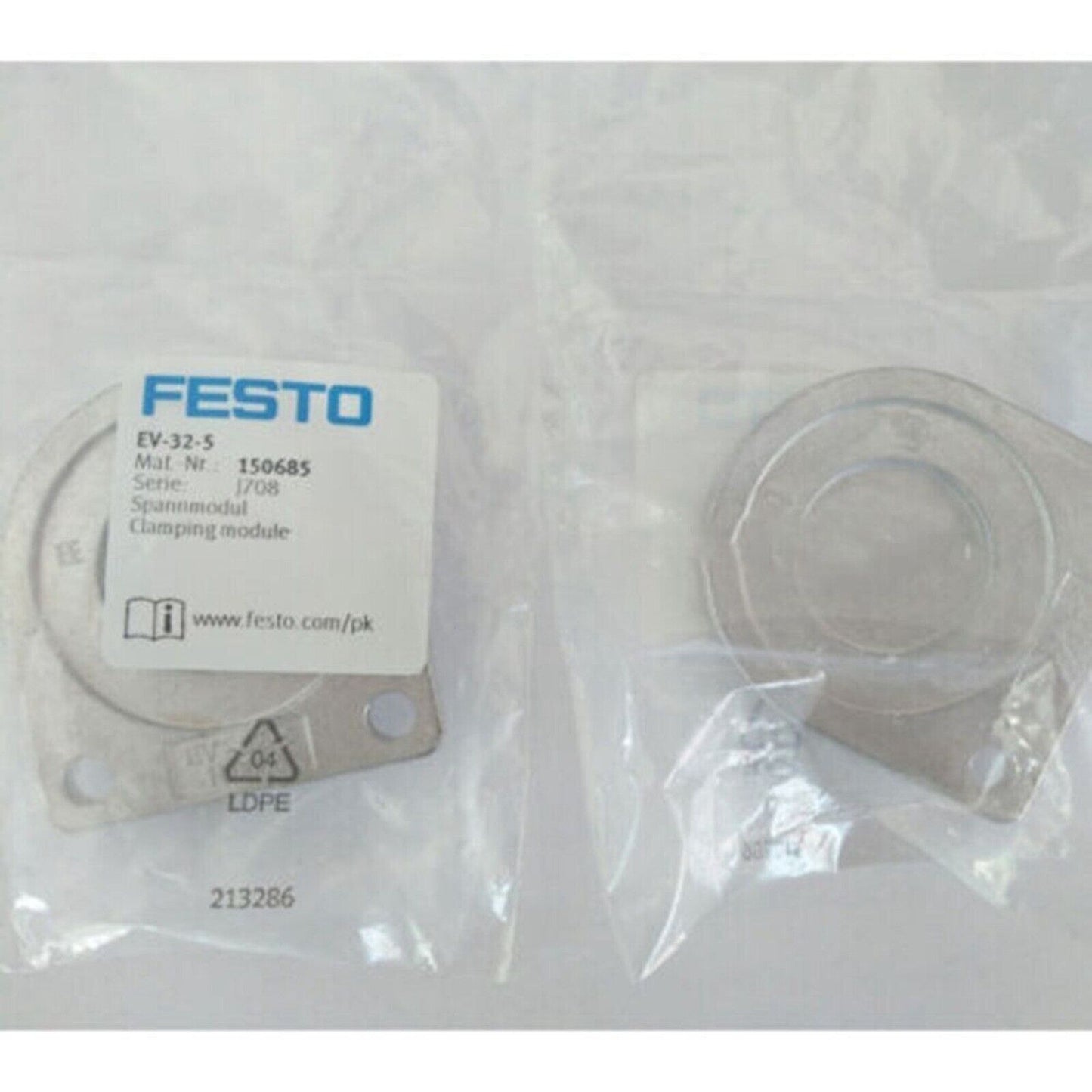 Festo EV-32-5 Clamping module, industrial automation part, with product information, Festo industrial automation products.