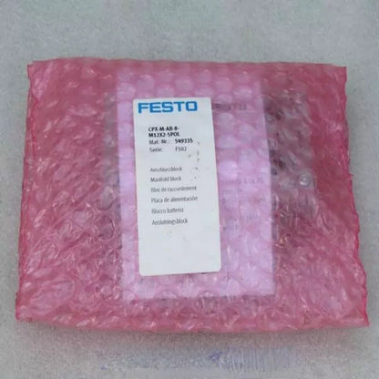 Festo CPX-M-AB-8-M12X2-5POL Manifold Module, new in protective pink packaging.