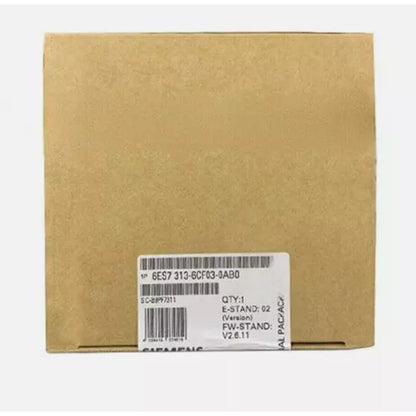 SIMATIC S7-300 CPU 313C-2 DP PLC, 6ES7313-6CF03-0AB0, boxed with product label.