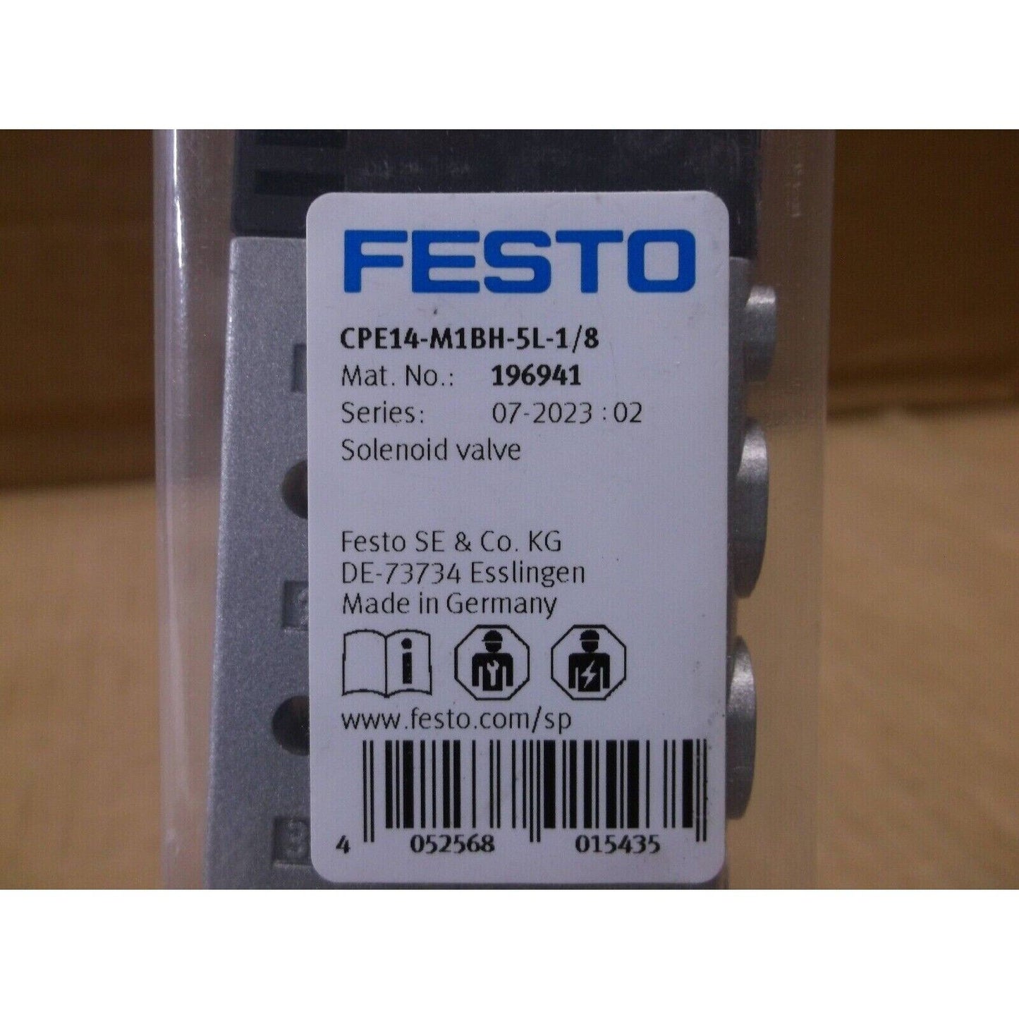 Controller | Festo | CPE14-M1BH-5L-1/8 196941 Solenoid Valve