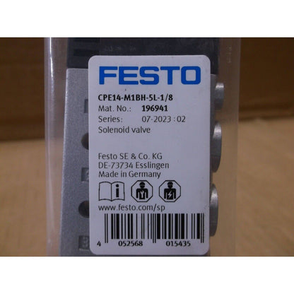 Controller | Festo | CPE14-M1BH-5L-1/8 196941 Solenoid Valve