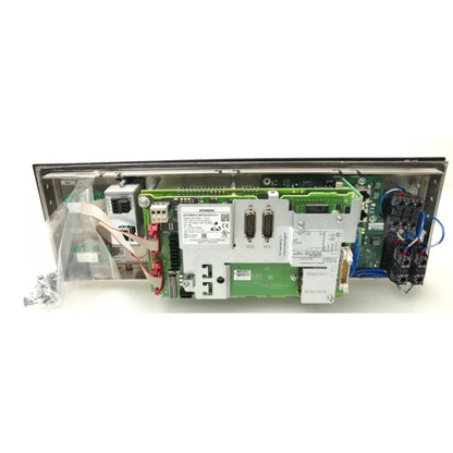 Siemens SINUMERIK MPP483IEH-S11 push button panel with connectors and electrical components for automation.