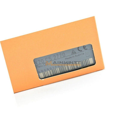 B&R X20 CS 2770 communication module label, Made in Austria, X20 system module for industrial automation parts.