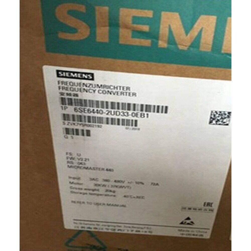 Siemens MICROMASTER 440 Frequency Converter 6SE6440-2UD33-0EB1, industrial automation part