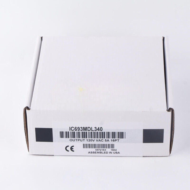 FANUC IC693MDL340 Output Module box, 120V VAC 5A 16PT, Industrial Automation PLC Module, Assembled in USA