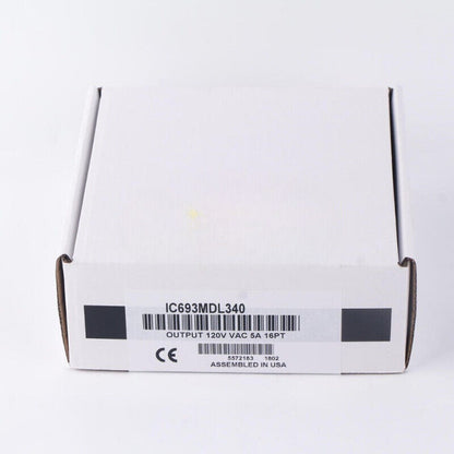 FANUC IC693MDL340 Output Module box, 120V VAC 5A 16PT, Industrial Automation PLC Module, Assembled in USA