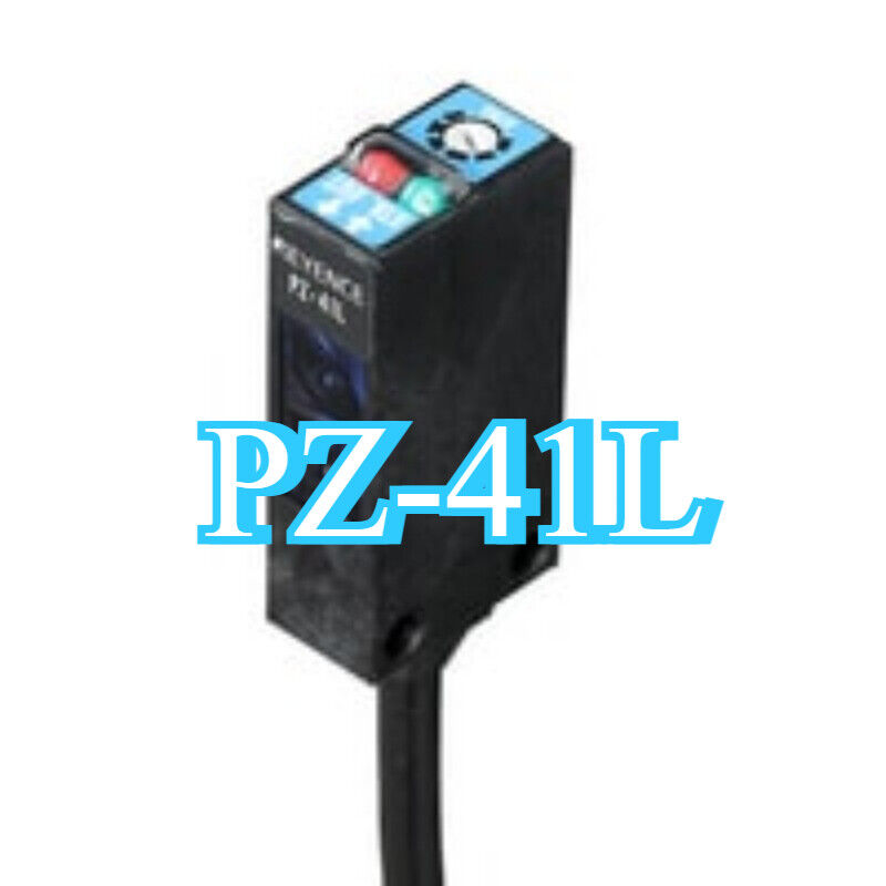 Keyence PZ-41L Sensor, black industrial automation part with red and green indicators.