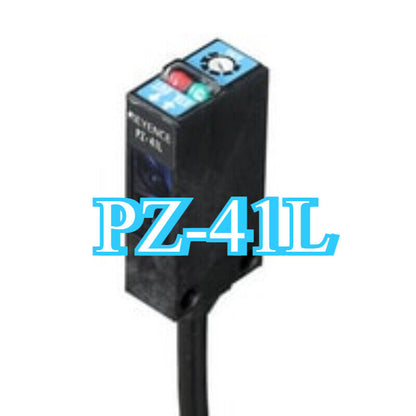 Keyence PZ-41L Sensor, black industrial automation part with red and green indicators.
