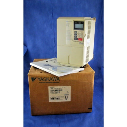 YASKAWA F7 CIMR-F7U2011 AC Drive in box, new in the box. Industrial automation part from Radwell.