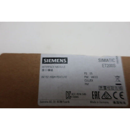 Industrial Communication | Siemens | 6ES7151-1BA02-0AB0 6ES7151-1BA02-0AB0 DP INTERFACE MODULE IM151-1