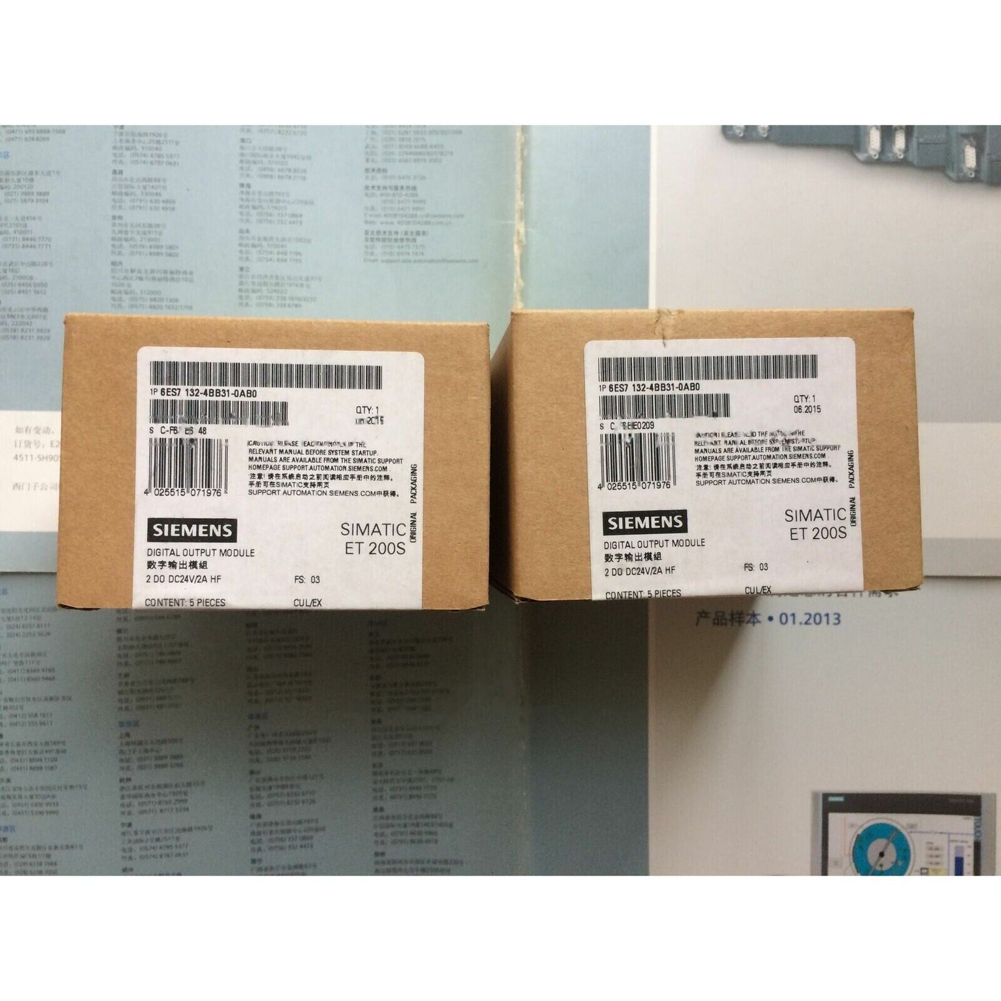 Siemens 6ES7 132-4BB31-0AB0 SIMATIC ET 200S digital output module, original packaging, PLC automation part