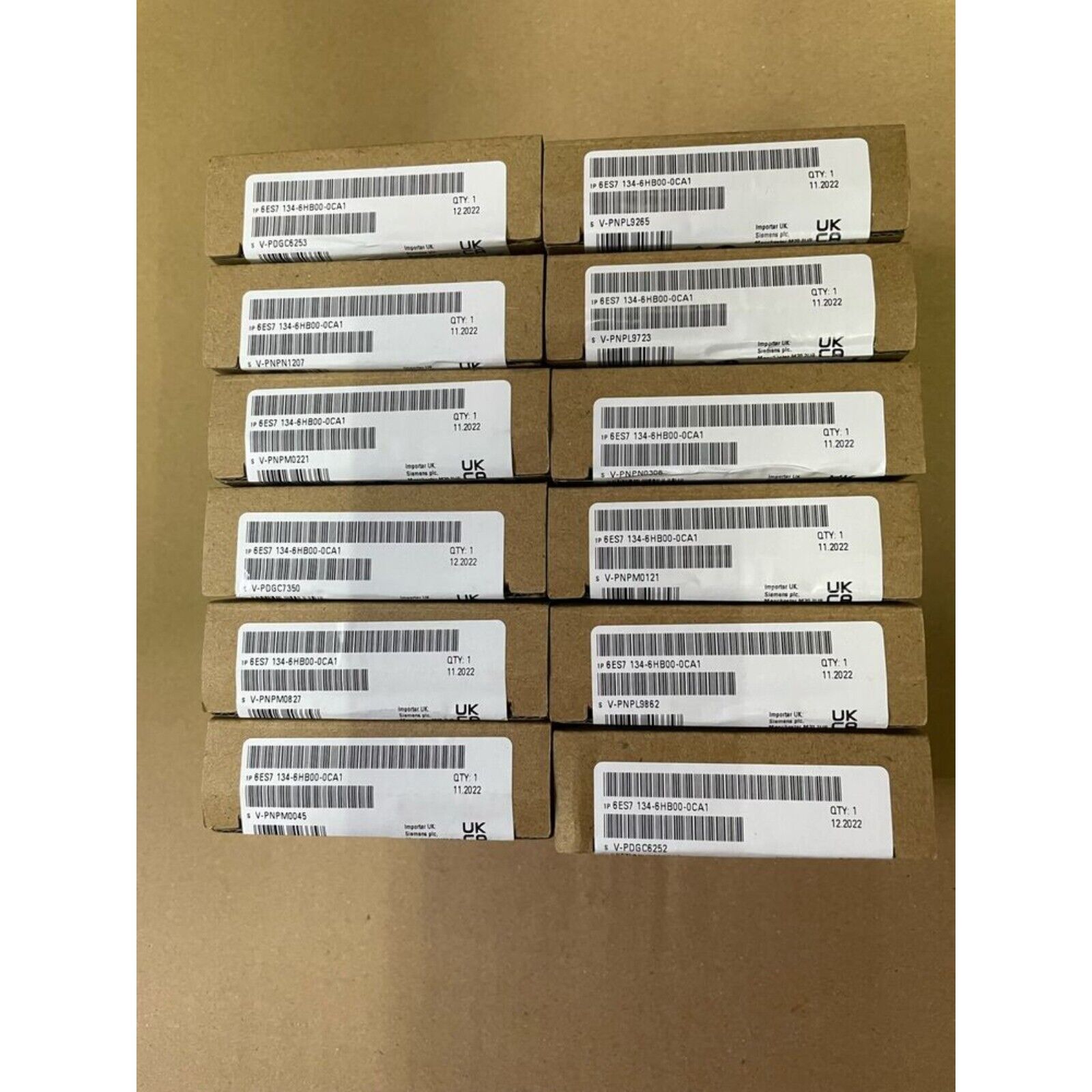 Siemens 6ES7 134-6HB00-0CA1 Digital Input Modules, industrial automation parts, stocked and ready for delivery.