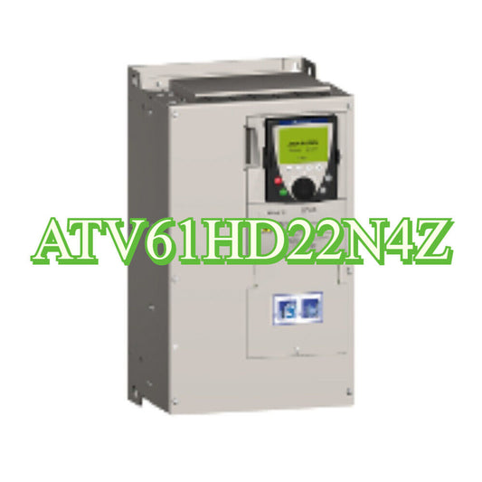 Schneider ATV61HD22N4Z 22Kw Inverter, a gray industrial automation component with a display screen and control panel.