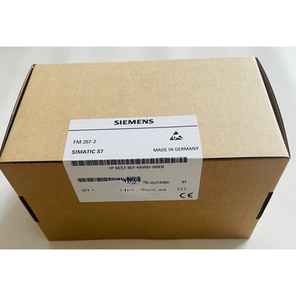 Siemens SIMATIC S7-300 FM 357-2 function module in box. Made in Germany, PLC automation part.