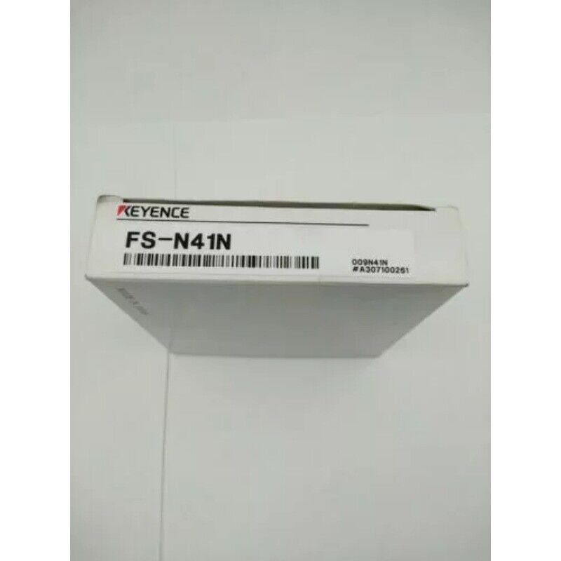 Keyence FS-N41N Fiber Optic Sensor product box, new in box, white packaging.