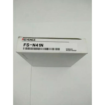 Keyence FS-N41N Fiber Optic Sensor product box, new in box, white packaging.