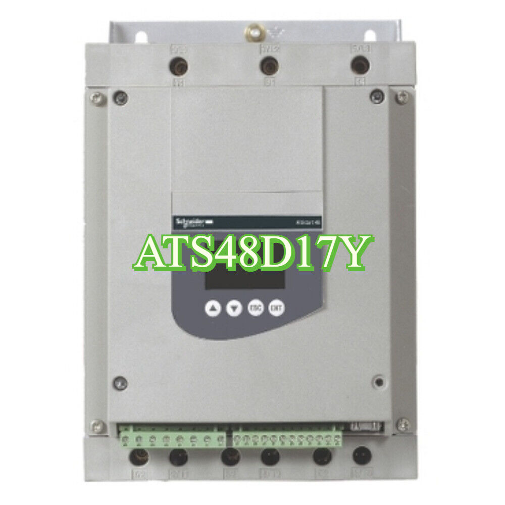 Schneider ATS48D17Y Soft Starter, industrial automation equipment, PLC modules