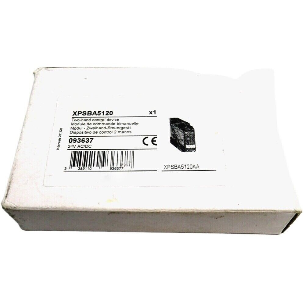 Schneider XPSBA5120 Safety Relay, 24V AC/DC, Industrial Automation Part