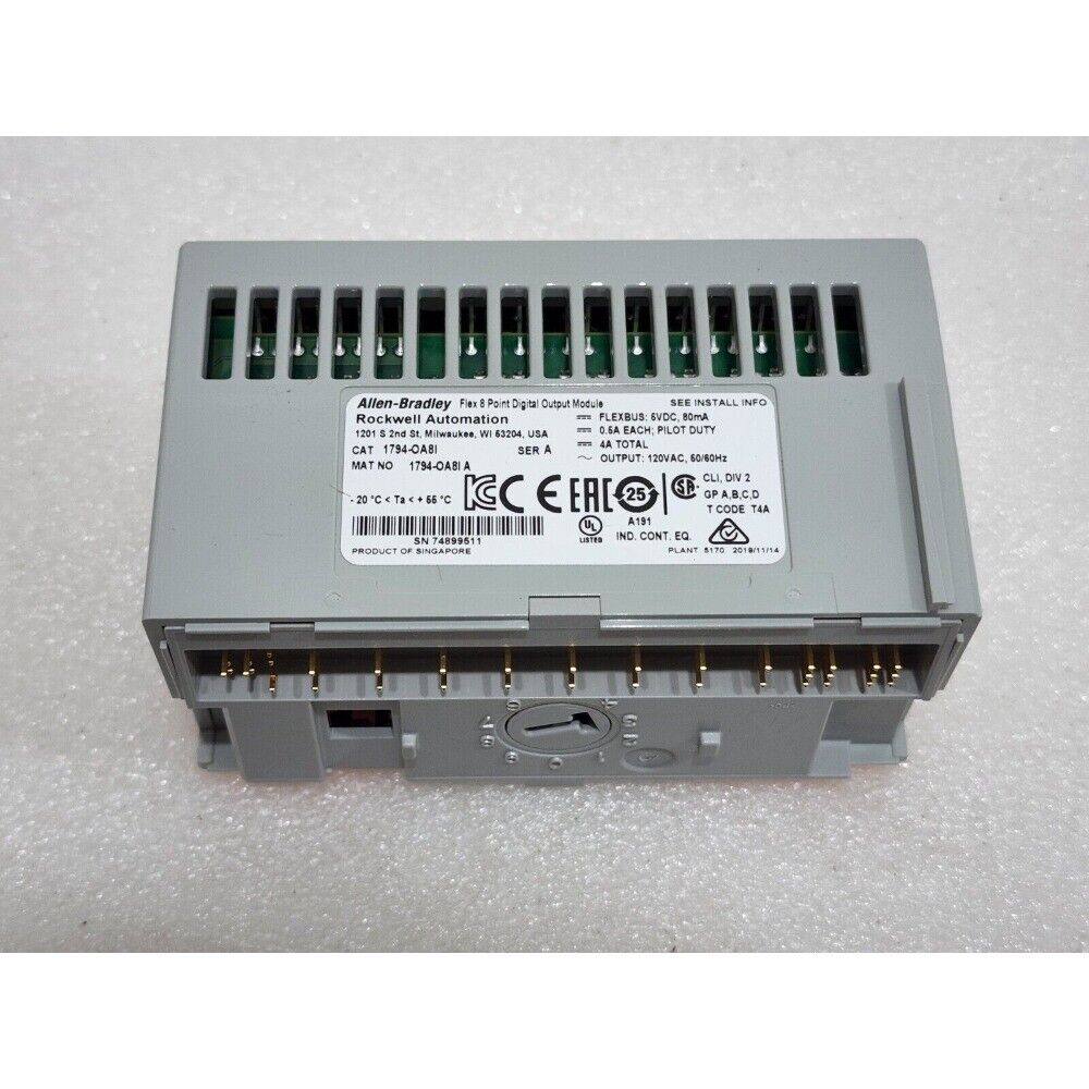 Allen-Bradley 1794-OA8I FLEX 8-Point Digital Output Module, Industrial Automation Equipment