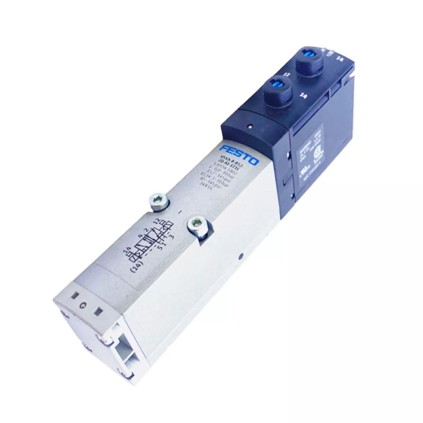 Festo VSVA-B-B52-ZD-A1-1T1L solenoid valve, industrial automation component.
