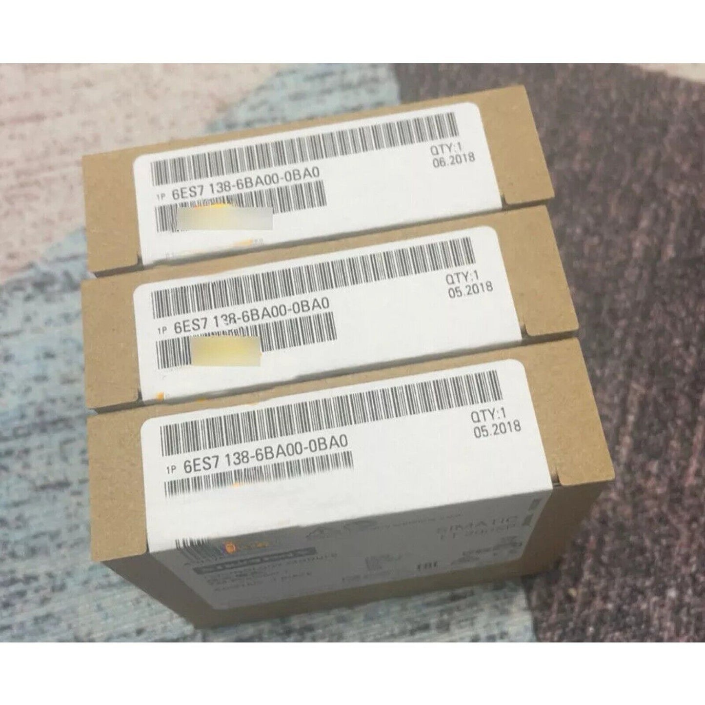 Siemens SIMATIC ET 200SP PLC Module Boxes, 6ES7 138-6BA00-0BA0, Industrial Automation Parts